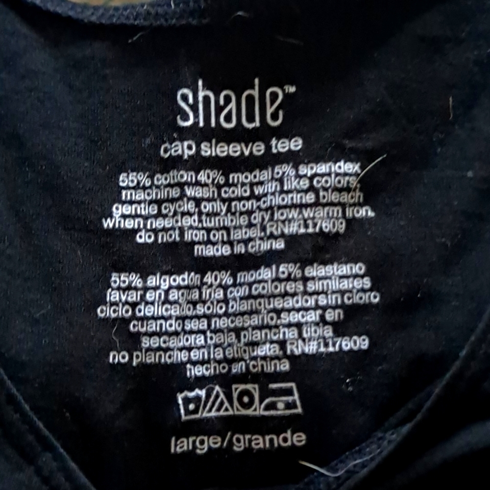 Cap sleeve undershirt